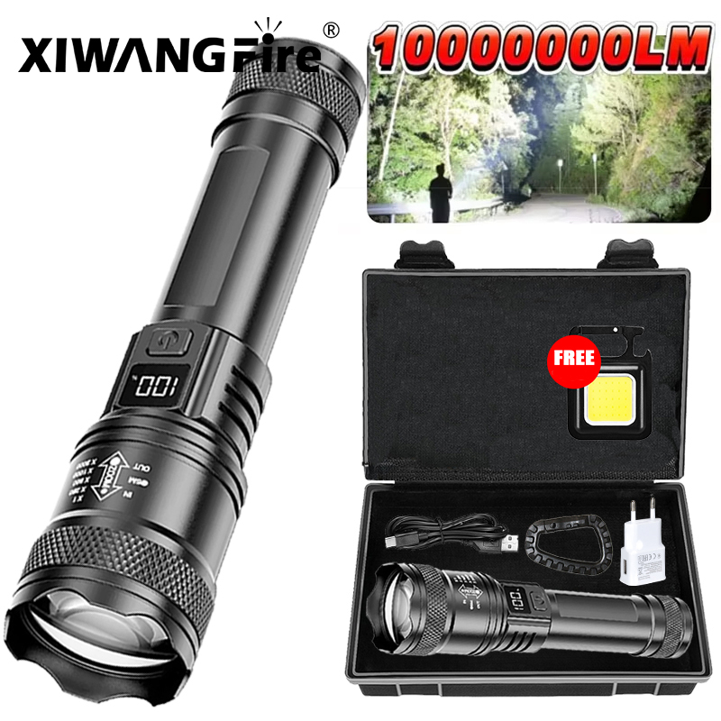 Outdoor Adventure Camp - ไฟฉาย LED Ultra Bright 2000LM Type-C