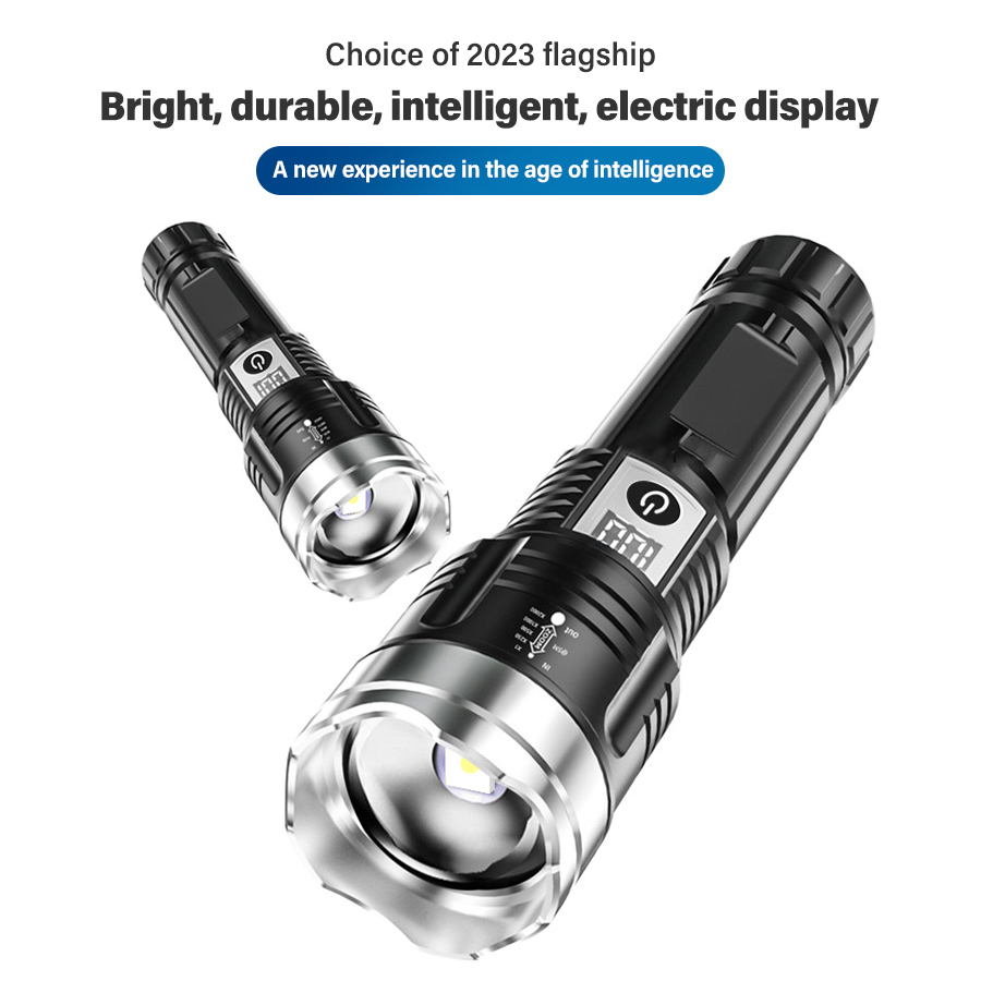 ไฟฉาย LED กำลังสูง 200000LM แบ - Outdoor Adventure Camp บทวิจารณ์และราคา