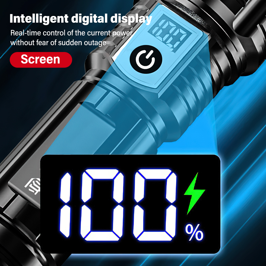 ไฟฉาย LED กำลังสูง 200000LM แบ - Outdoor Adventure Camp บทวิจารณ์และราคา