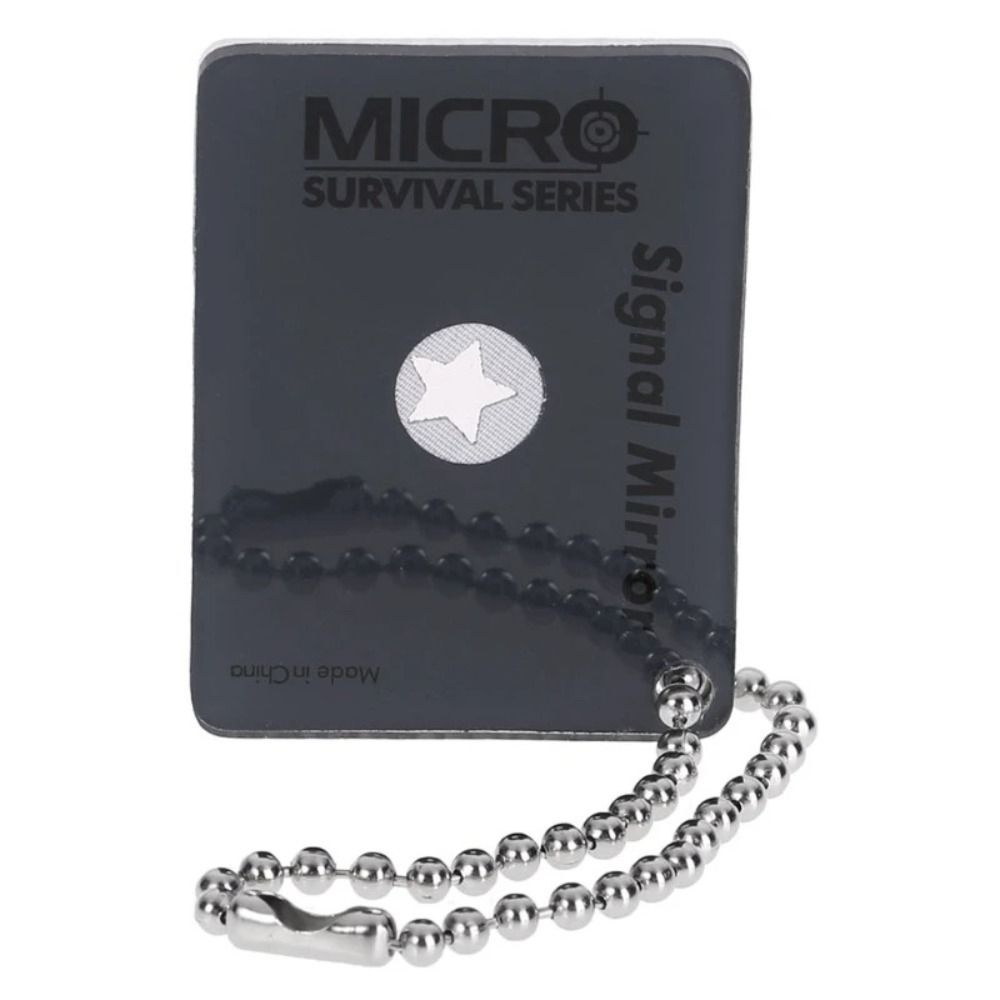กระจกสัญญาณสะท้อนแสงแบบพกพาสำห - Signal Mirror Rescue บทวิจารณ์และราคา