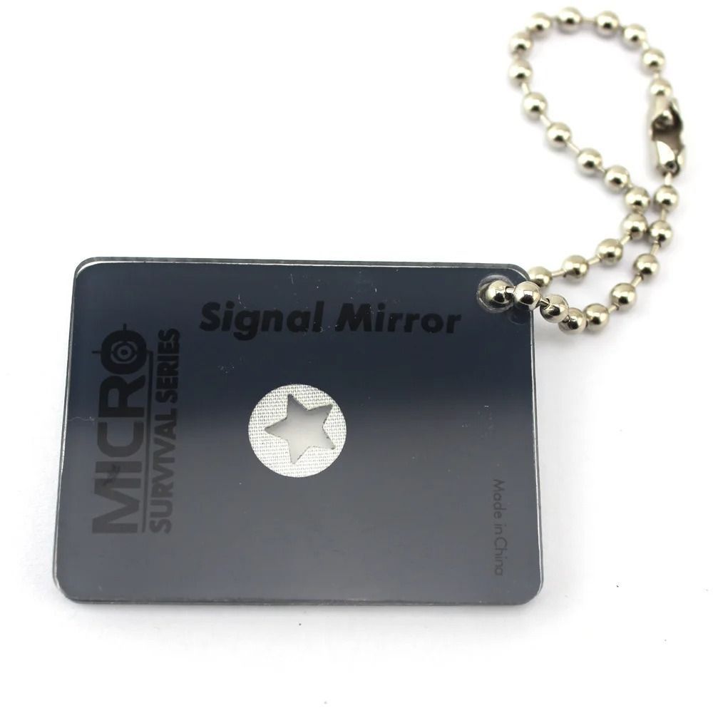 กระจกสัญญาณสะท้อนแสงแบบพกพาสำห - Signal Mirror Rescue บทวิจารณ์และราคา