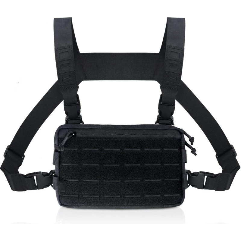 กระเป๋าคาดอกยุทธวิธีแบบ unisex - Outdoor Adventure And Sports บทวิจารณ์และราคา