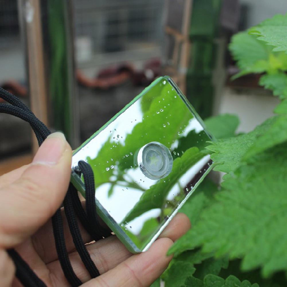 กระจกสัญญาณพร้อมเข็มทิศนกหวีดเ - Signal Mirror Rescue บทวิจารณ์และราคา