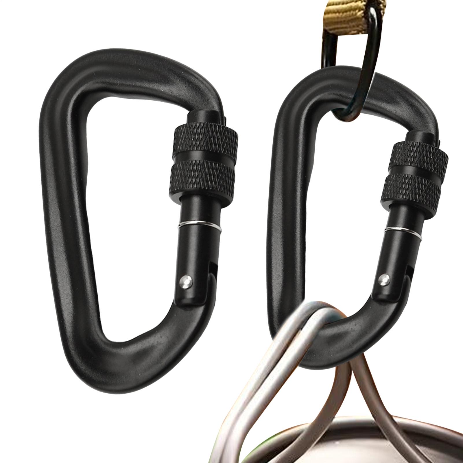 คาราไบเนอร์แบบล็อค 12kN สำหรับ - Carabiner Locking D บทวิจารณ์และราคา