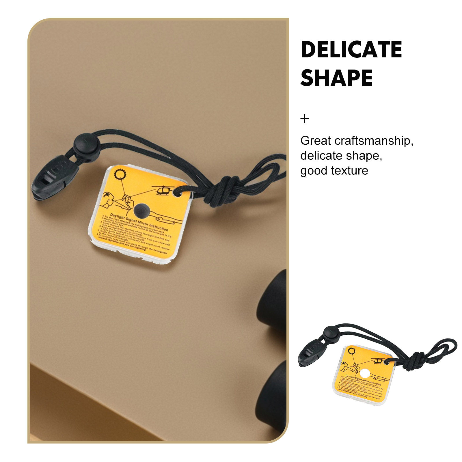 กระจกส่งสัญญาณฉุกเฉิน สีส้ม ทำ - Signal Mirror Rescue บทวิจารณ์และราคา