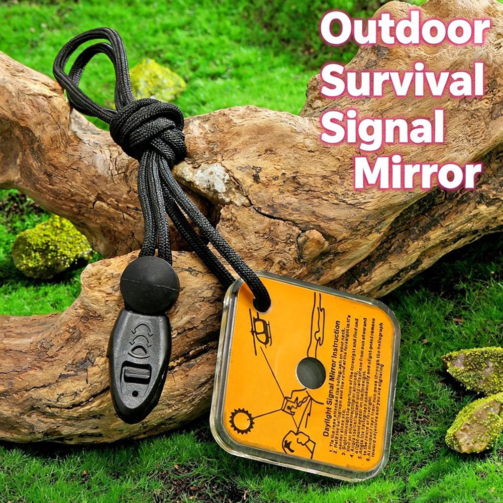 กระจกส่งสัญญาณเอาตัวรอด อะคริล - Signal Mirror Rescue บทวิจารณ์และราคา