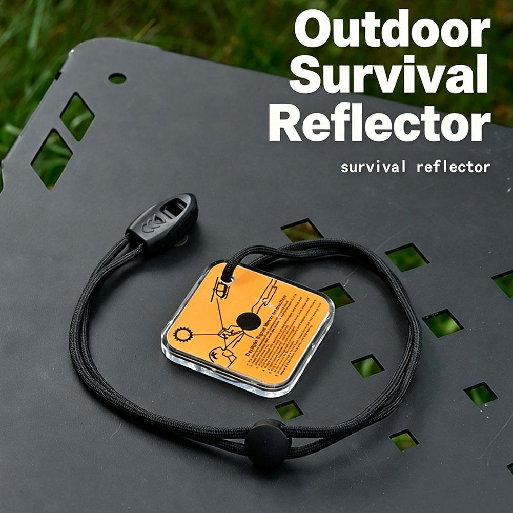 กระจกส่งสัญญาณเอาตัวรอด อะคริล - Signal Mirror Rescue บทวิจารณ์และราคา