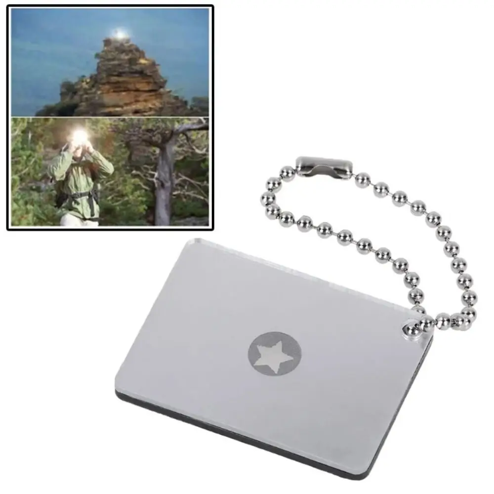 กระจกส่องสัญญาณกลางแจ้งแบบสะท้ - Signal Mirror Rescue บทวิจารณ์และราคา
