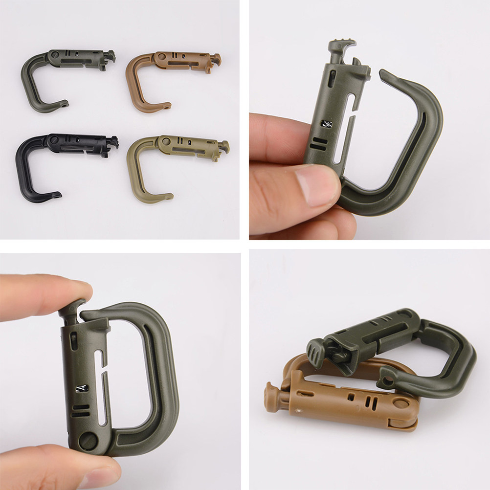 7 ชิ้น คาราบิเนอร์รูปตัว D ล็อ - Carabiner Locking D บทวิจารณ์และราคา