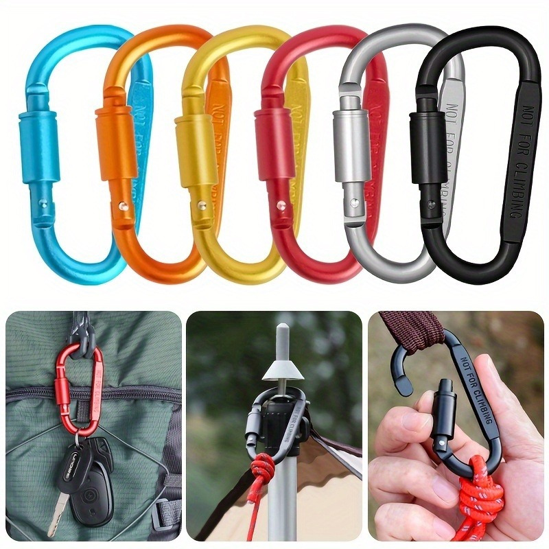 คาราไบเนอร์อะลูมิเนียมอัลลอย 1 - Carabiner Locking D บทวิจารณ์และราคา