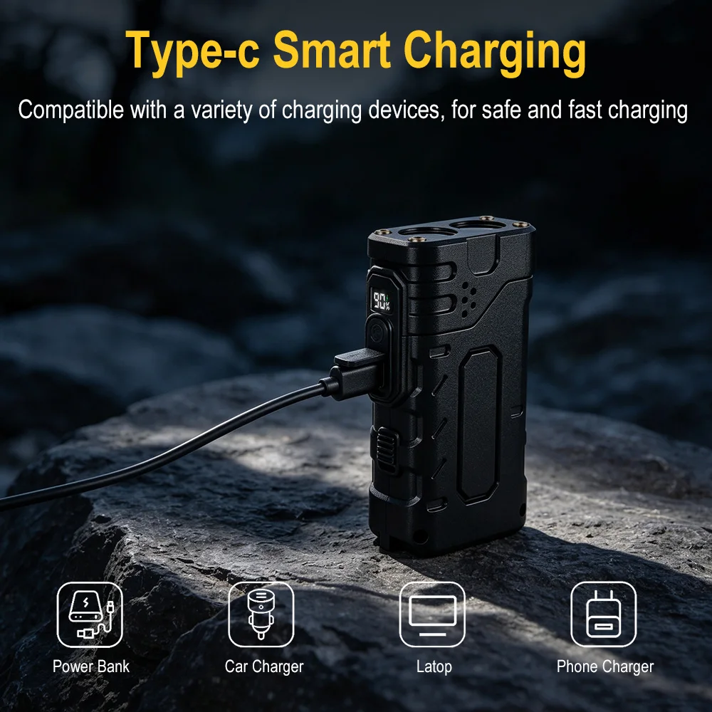 BORUIiT ไฟฉาย LED แบบหมุนมือ E - Outdoor Adventure Camp บทวิจารณ์และราคา
