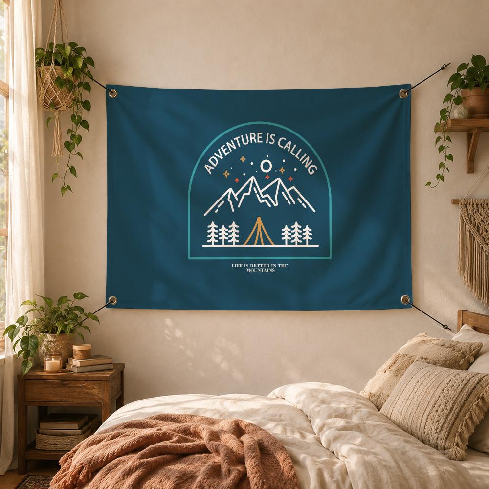 ธงโลโก้การผจญภัยกลางแจ้งสำหรับ - Outdoor Adventure Logo บทวิจารณ์และราคา