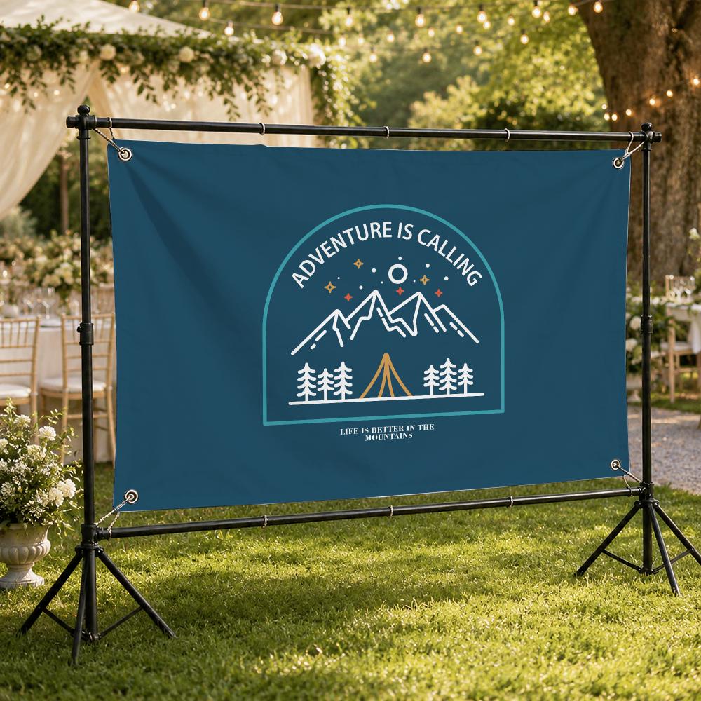 ธงโลโก้การผจญภัยกลางแจ้งสำหรับ - Outdoor Adventure Logo บทวิจารณ์และราคา