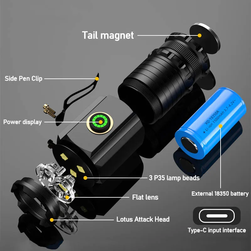 ไฟฉาย LED ขนาดเล็กพกพาสะดวก กำ - Outdoor Adventure Camp บทวิจารณ์และราคา