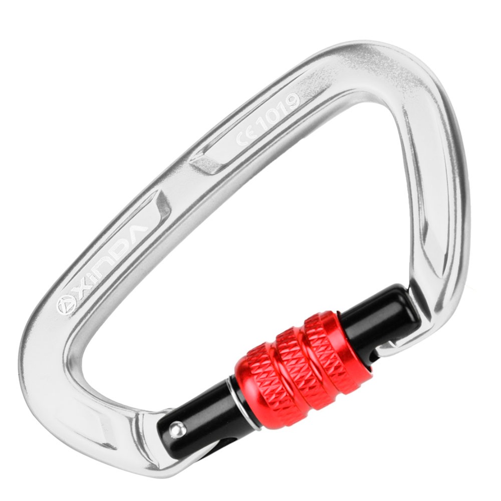 คาราบิเนอร์ล็อคแบบเกลียวรูปตัว - Carabiner Locking D บทวิจารณ์และราคา