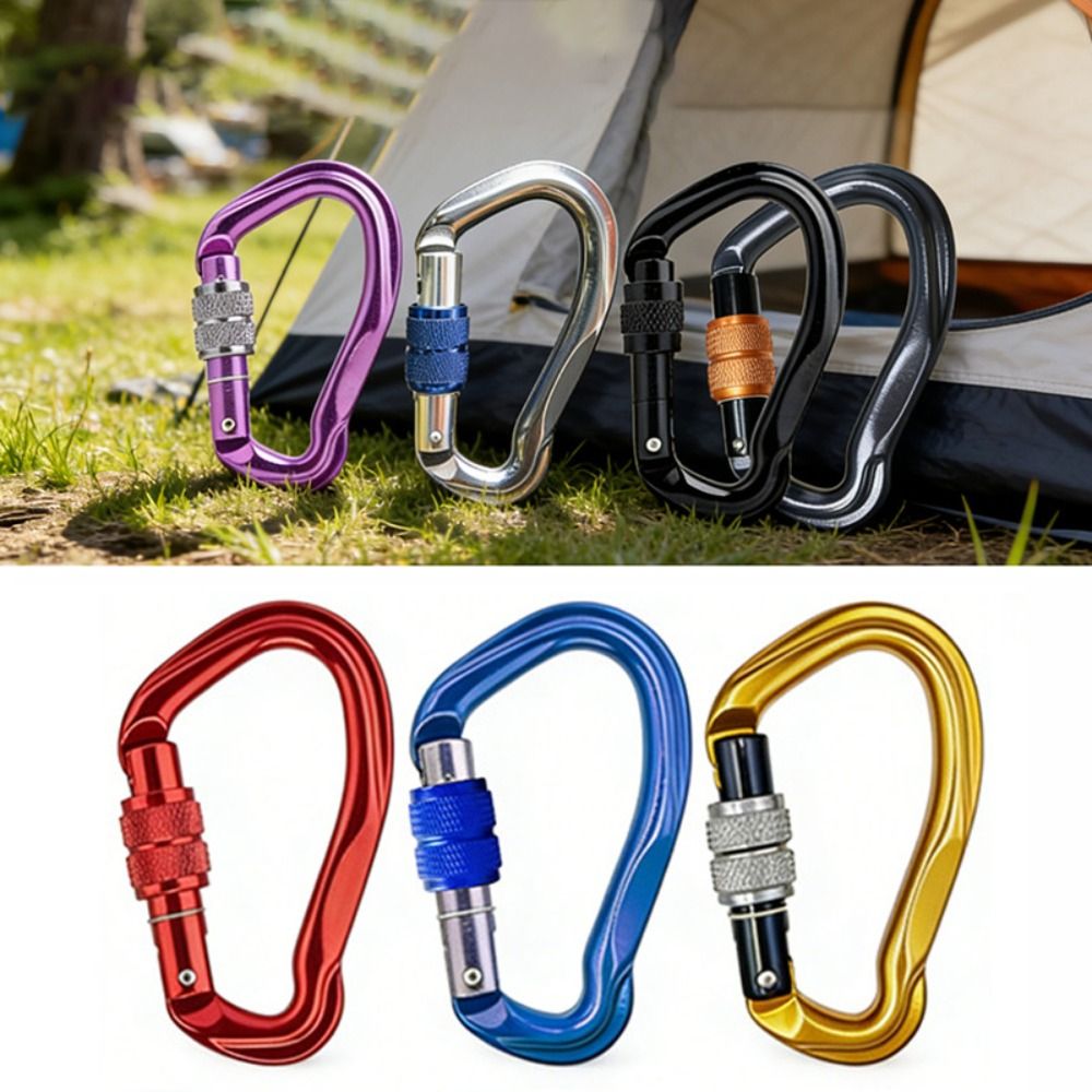 คาราบิเนอร์ล็อคแบบสกรู รุ่นใหม - Carabiner Locking D บทวิจารณ์และราคา