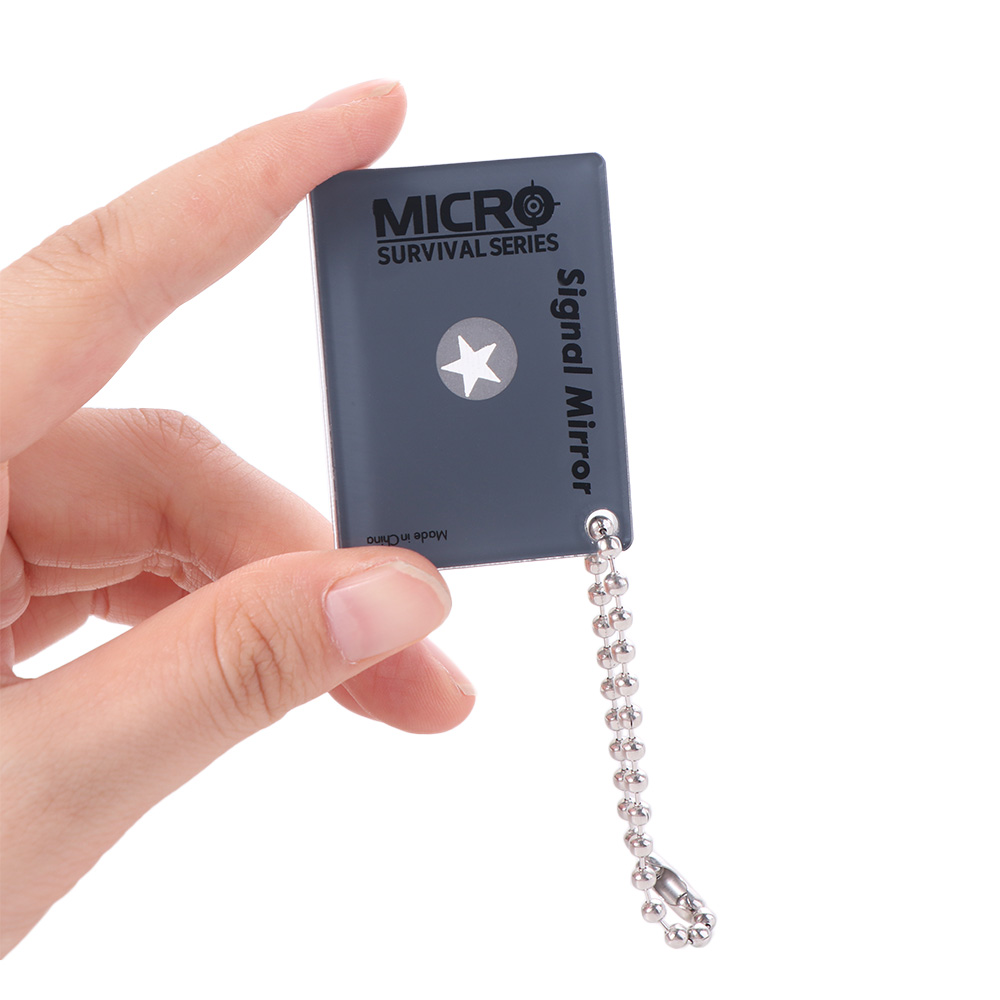 กระจกส่องสัญญาณสะท้อนแสงแบบพกพ - Signal Mirror Rescue บทวิจารณ์และราคา
