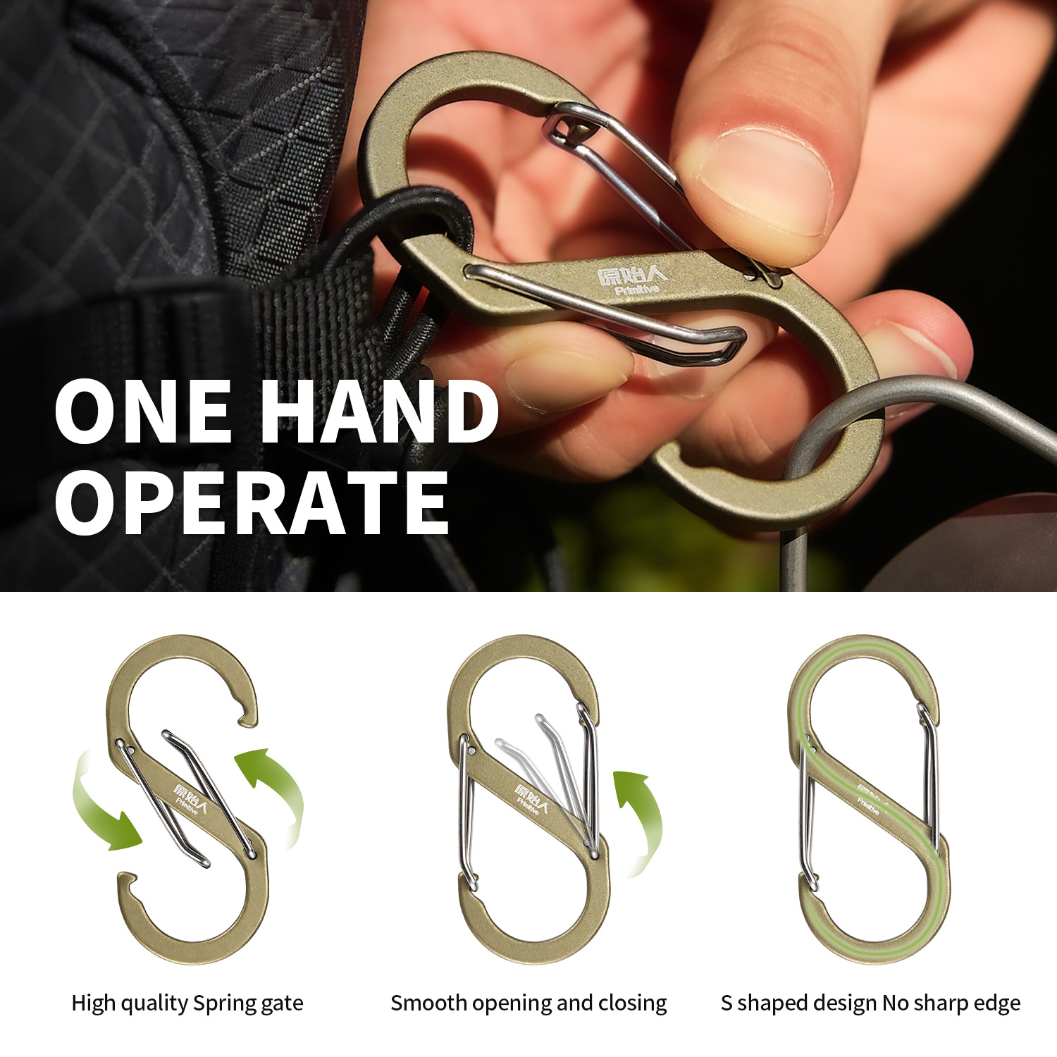 คาราบิเนอร์แบบดั้งเดิม น้ำหนัก - Carabiner Locking D บทวิจารณ์และราคา