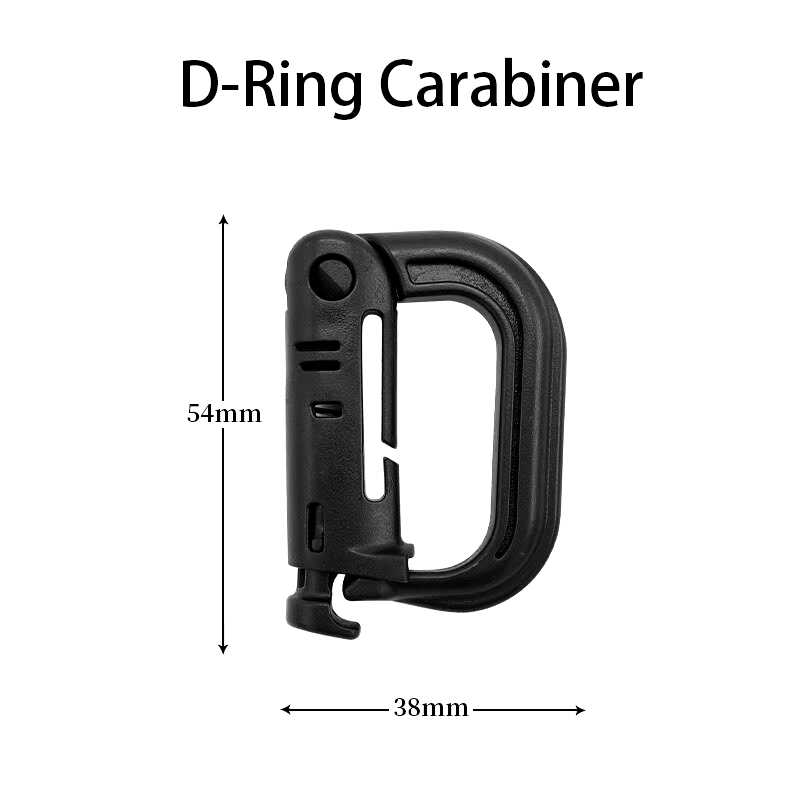 2 ชิ้น ห่วงล็อค MOLLE แบบ D สำ - Carabiner Locking D บทวิจารณ์และราคา