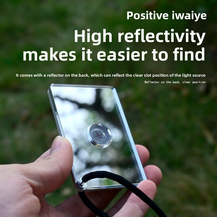 1PCS Outdoor Kayak Survival กร - Signal Mirror Rescue บทวิจารณ์และราคา
